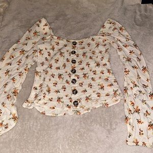 Long sleeve, form fitting shirt